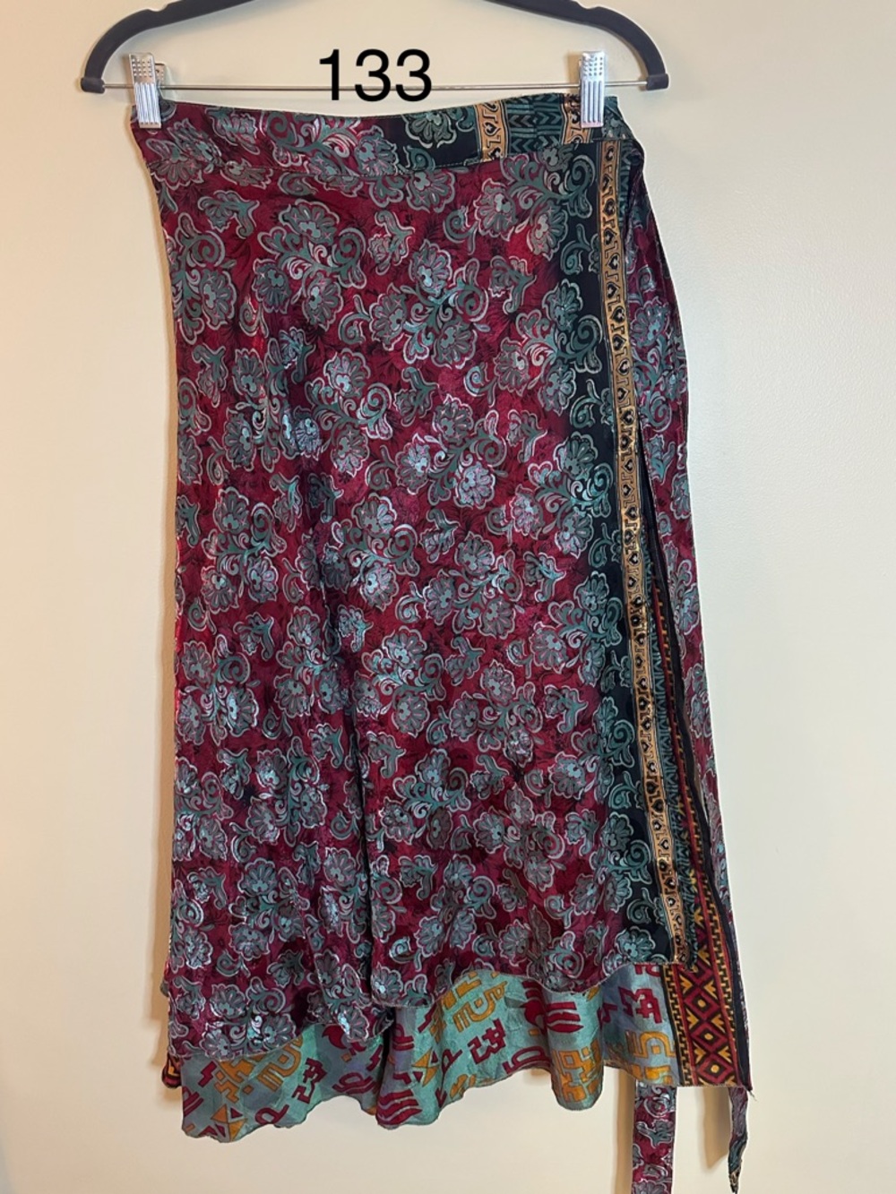 Maxi Sari Wrap Skirt (14-20)